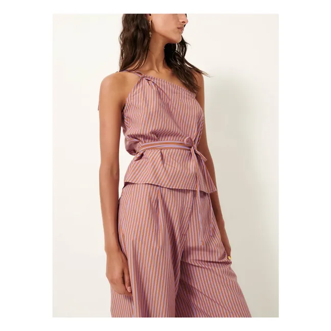 Provencia Pantalones Rayas | Terracotta