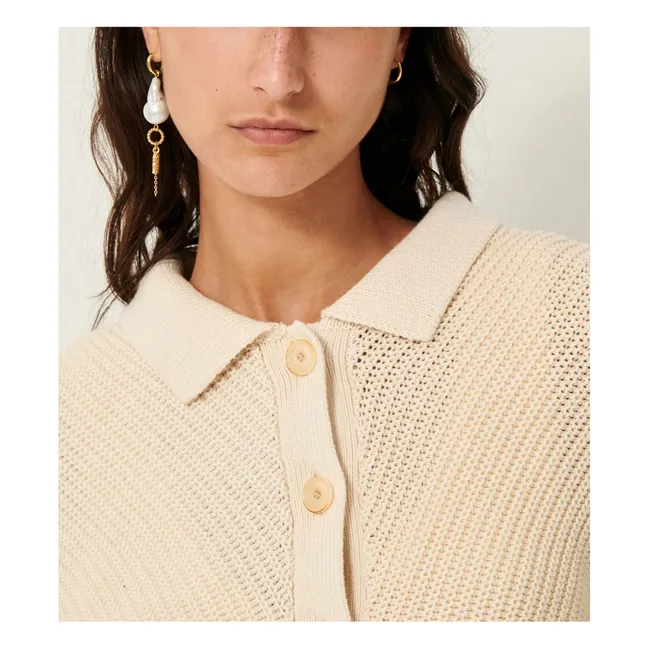 Strickjacke Bonny Bio-Baumwolle | Seidenfarben