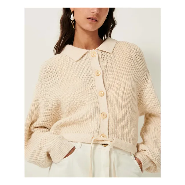 Strickjacke Bonny Bio-Baumwolle | Seidenfarben