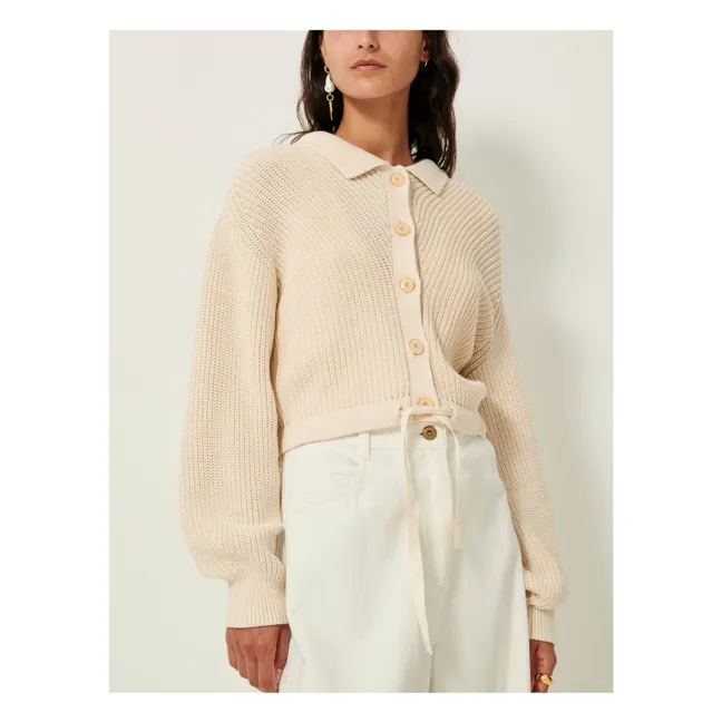 Strickjacke Bonny Bio-Baumwolle | Seidenfarben