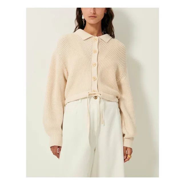 Strickjacke Bonny Bio-Baumwolle | Seidenfarben