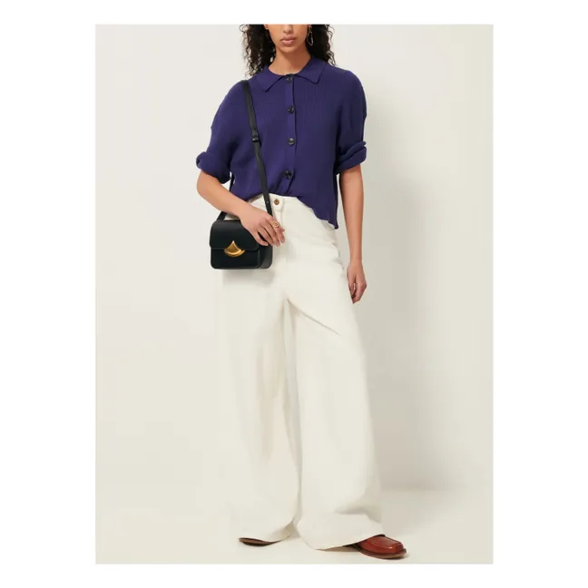 Cardigan Journey Coton Bio | Violet