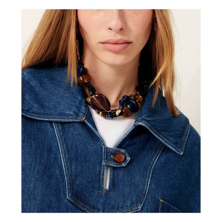 Vareuse Verone Denim | Bleu- Image produit n°2