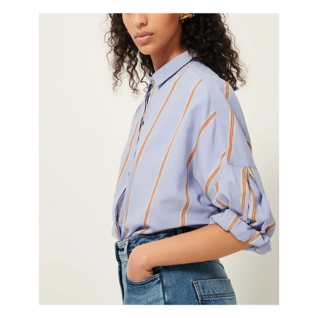 Camisa Celona Stripes | Azul