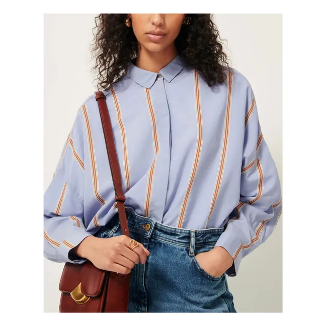 Camisa Celona Stripes | Azul