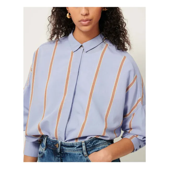 Camisa Celona Stripes | Azul