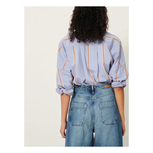 Camisa Celona Stripes | Azul