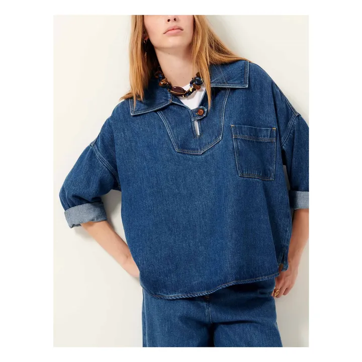 Vareuse Verone Denim | Bleu- Image produit n°4