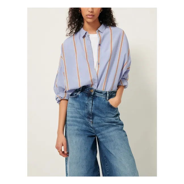 Camisa Celona Stripes | Azul