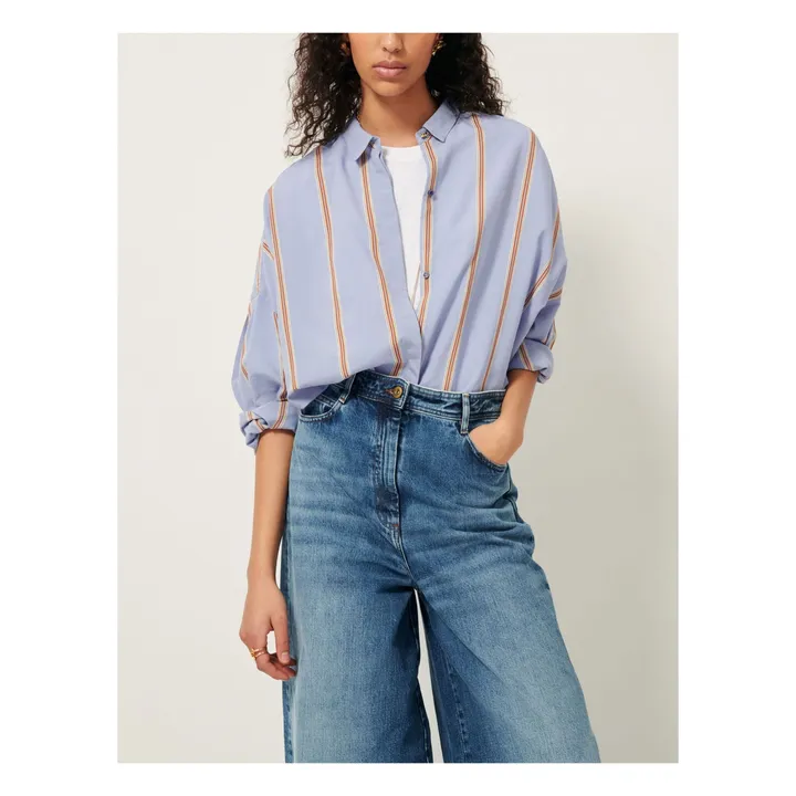 Chemise Celona Rayures | Bleu- Image produit n°2