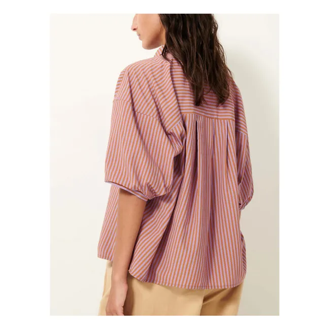 Camicia Florentina Stripes | Terracotta