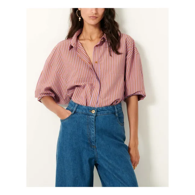 Camicia Florentina Stripes | Terracotta