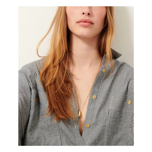 Camicia Della Stripes | Blu