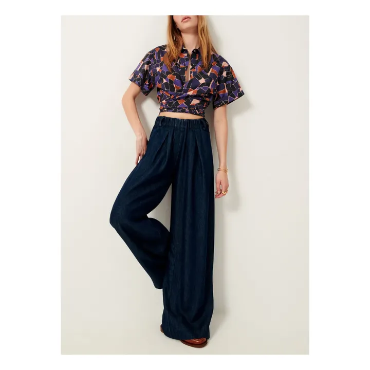 Chemise Procida Coton Bio | Noir- Image produit n°1