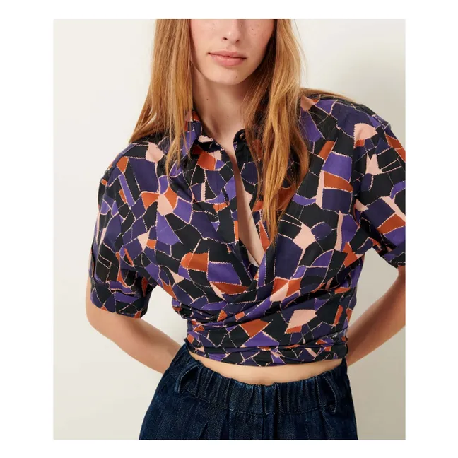 Camicia in cotone biologico Procida | Nero