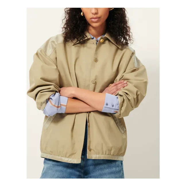 Chaqueta Worky de algodón orgánico | Beige