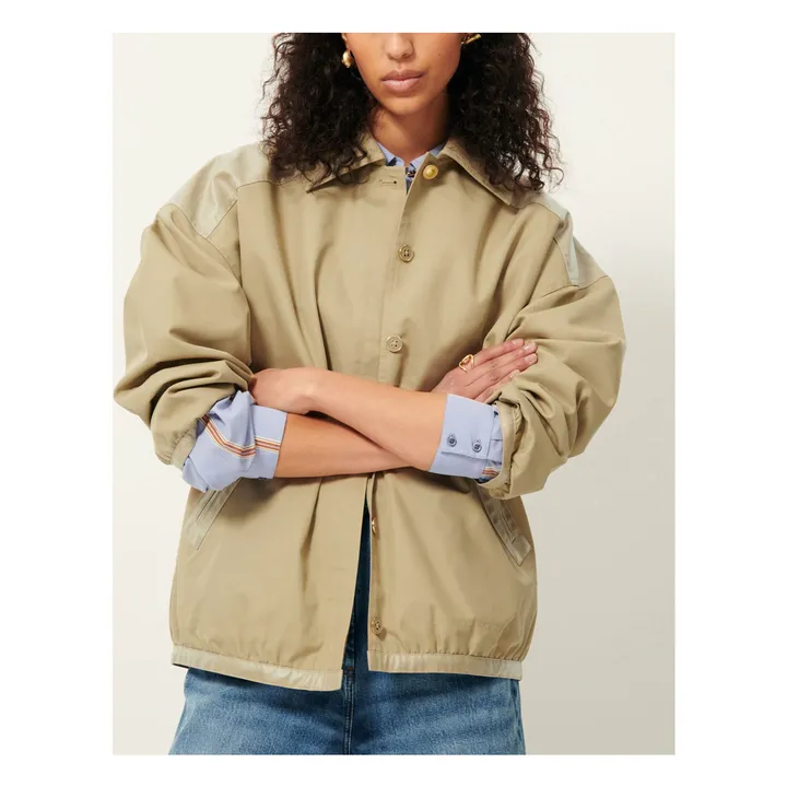 Veste Worky Coton Bio | Beige- Image produit n°5