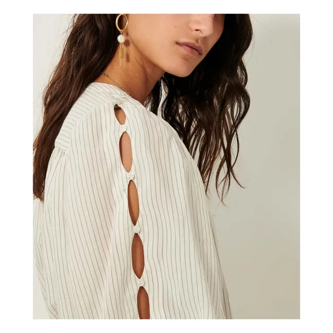 Lucy H Blusa de rayas | Crudo
