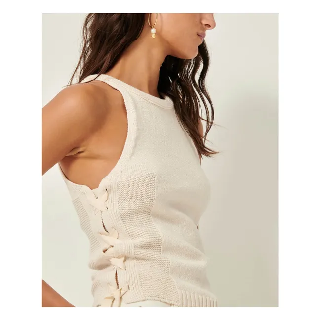 Mary R Tanktop aus Bio-Baumwolle | Seidenfarben