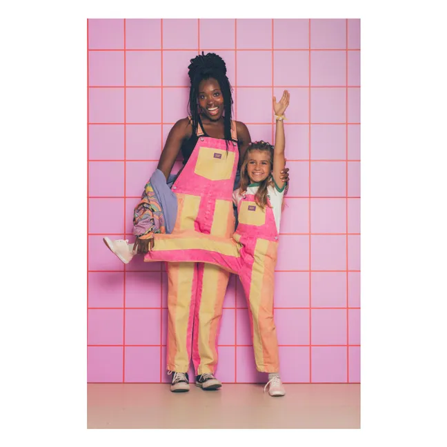 Chiclets Latzhose - Damenkollektion | Rosa