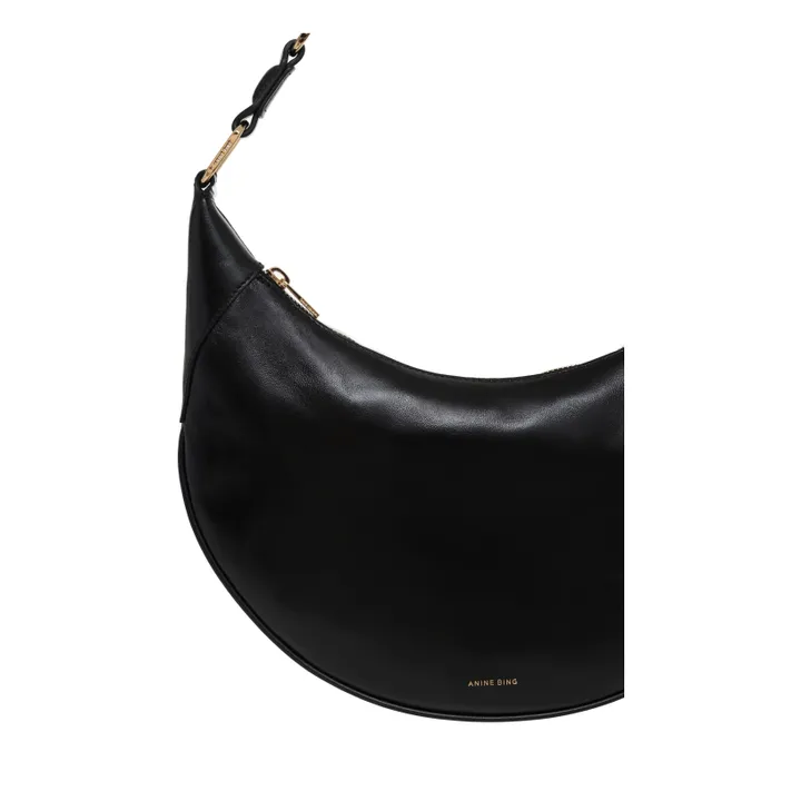 Sac Hobo Kate Cuir | Noir- Image produit n°4