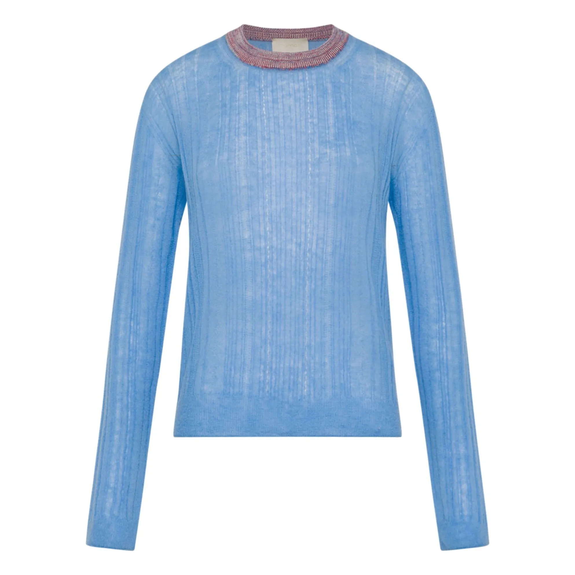 Momoni Light Blue Alvodara Wool Sweater