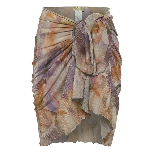 Pareo Egea Bedruckt Metallic | Blau