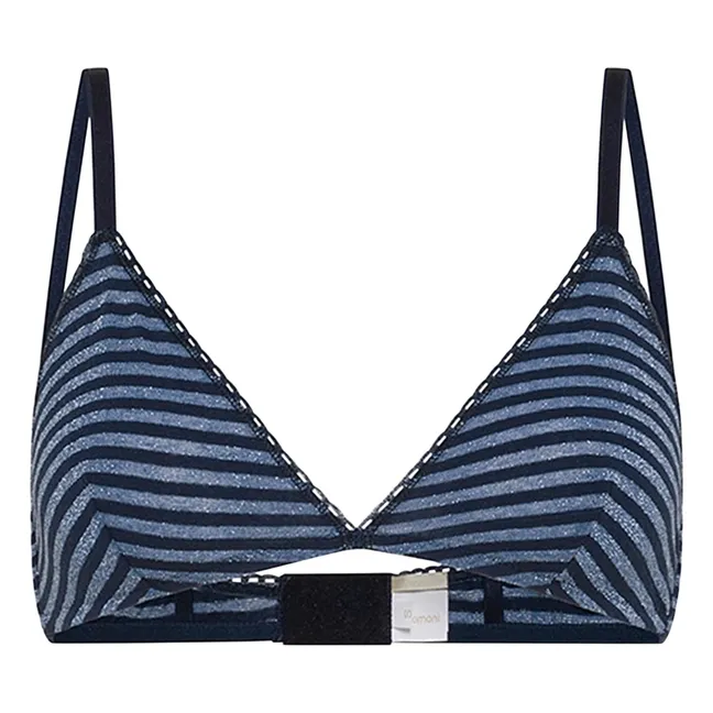 Amethist bra Metallic stripes | Blue