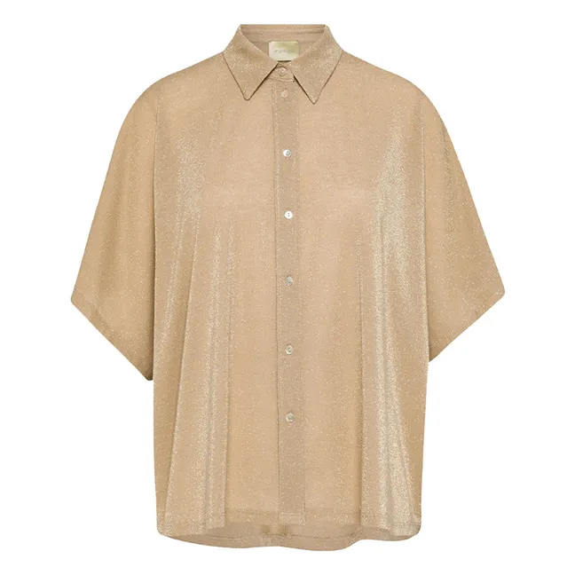 Camicia Brooklyn metallizzata | Dorato