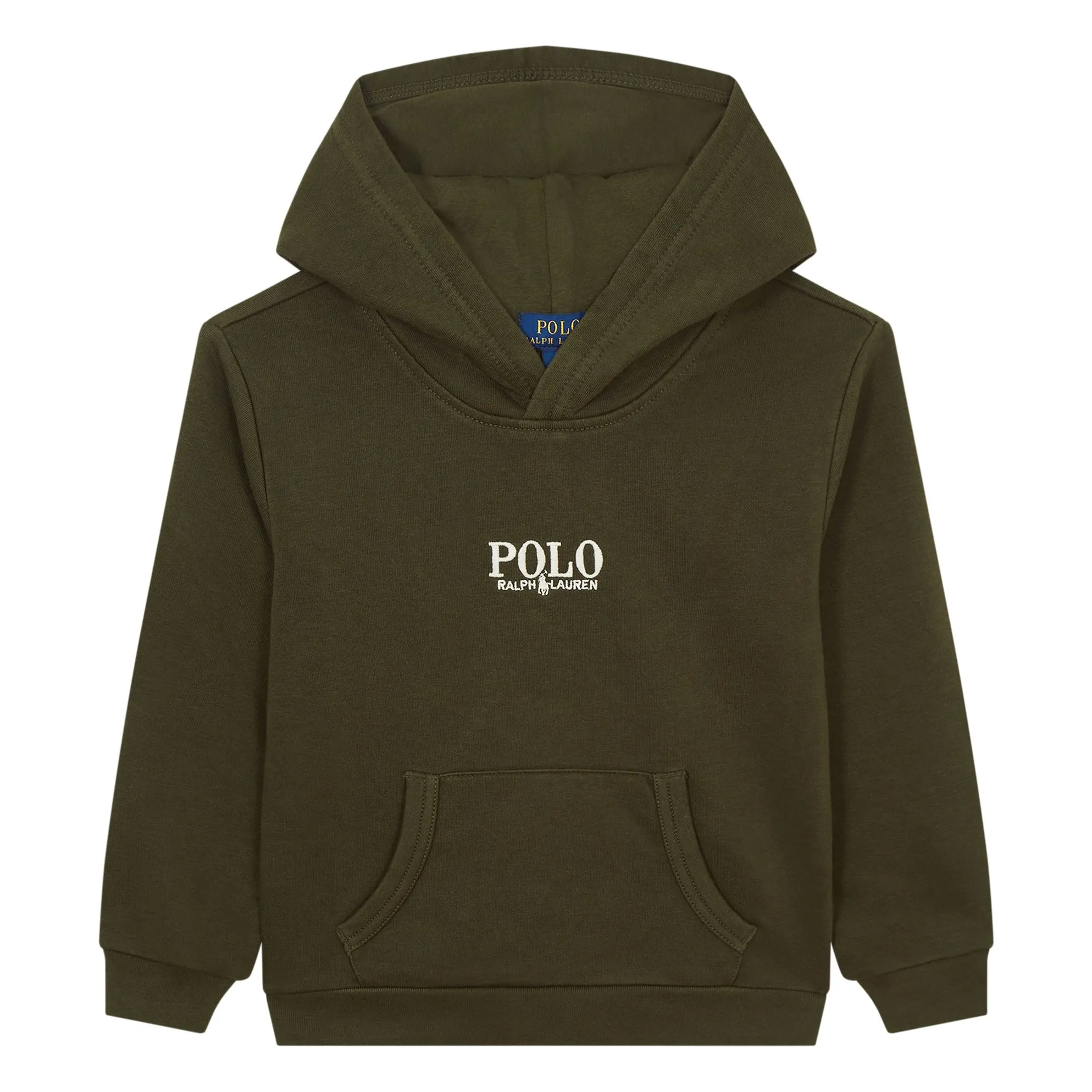 Ralph Lauren Khaki Hoodie Logo