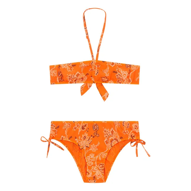 Marathi Bandana Swimsuit | Orange