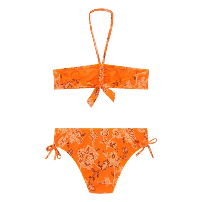 Marathi Bandana Swimsuit | Orange