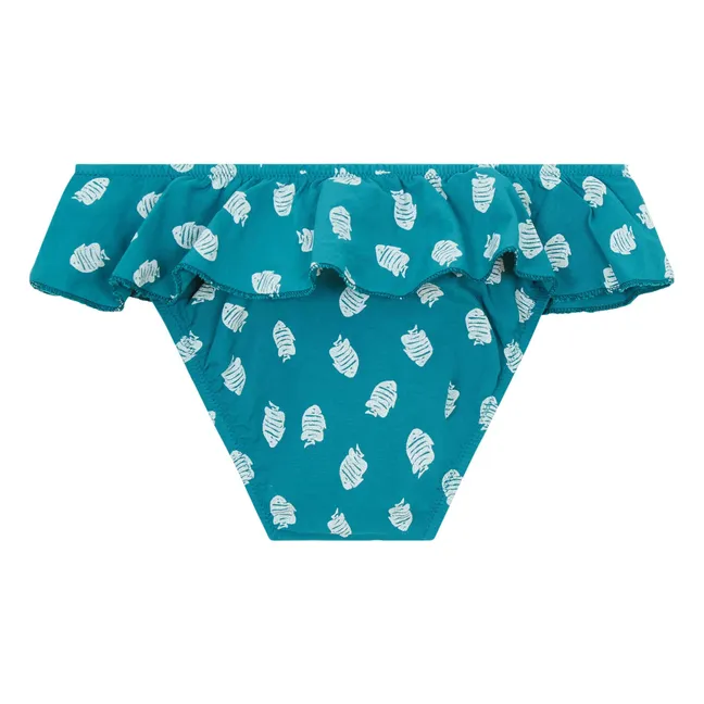 Santos Bath Panties | Peacock blue