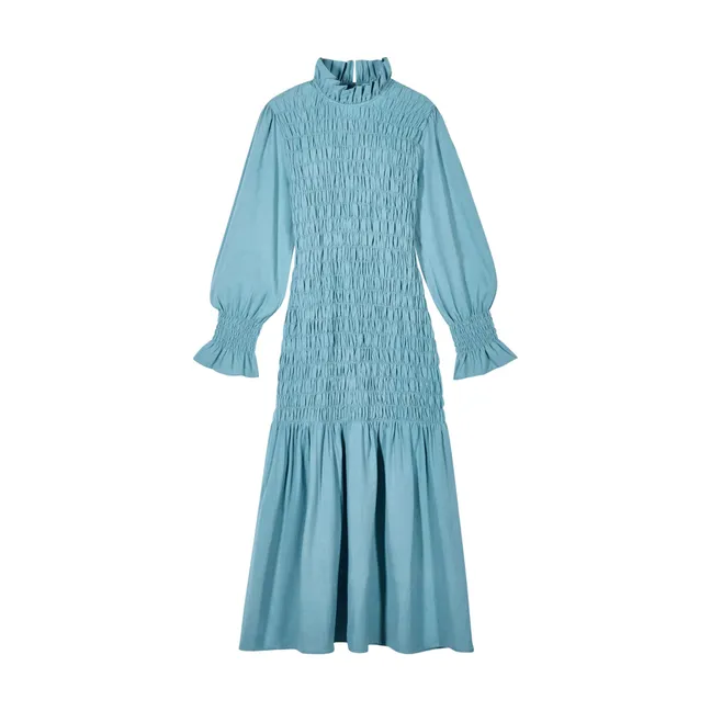 Langes Kleid Aleria | Blau
