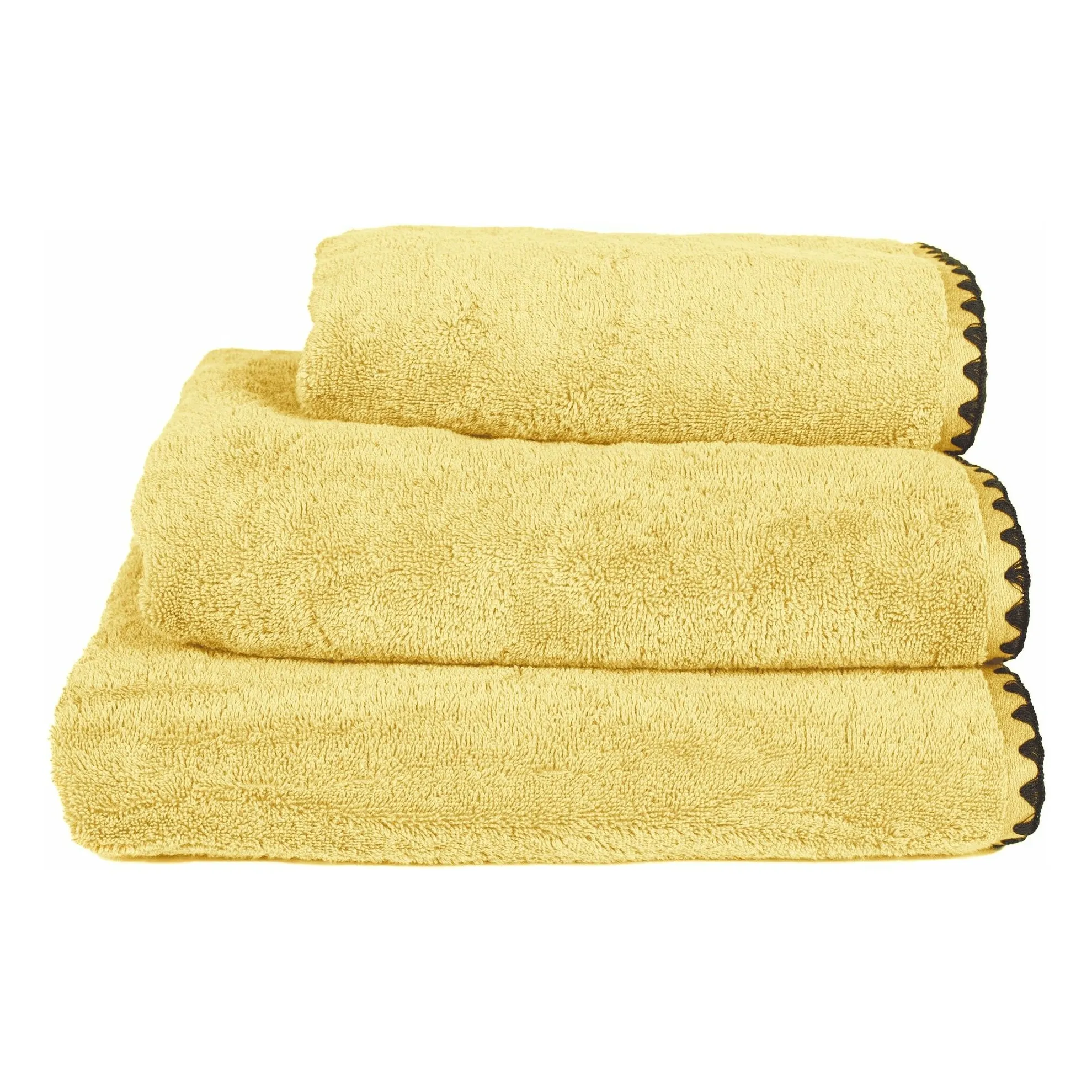 Haomy Straw Yellow Issey Cotton Bath Towel