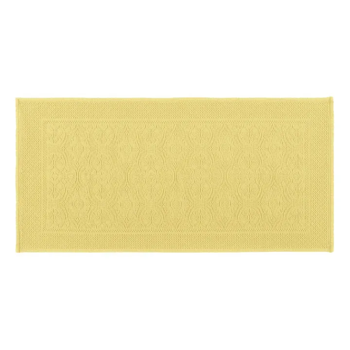 Tapis de bain Kymi | Jaune Paille- Image produit n°0