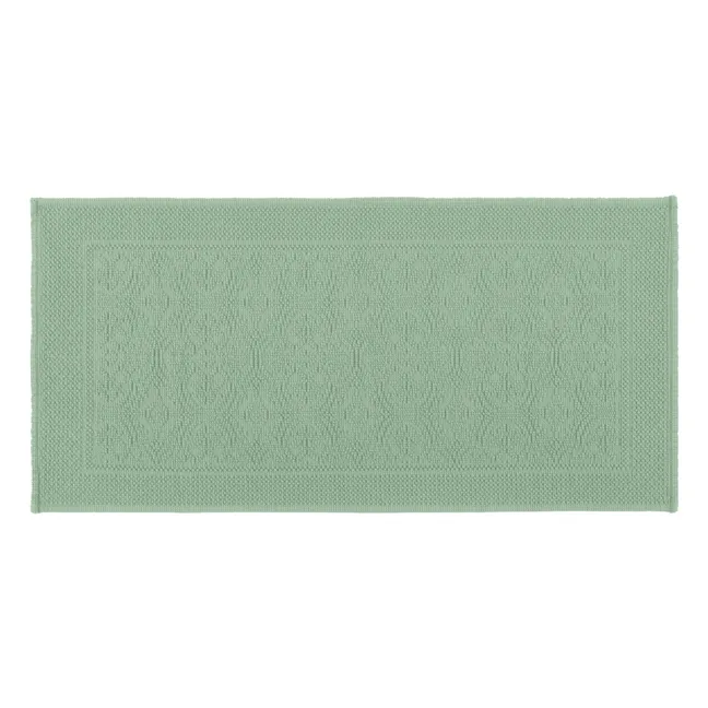 Kymi bath mat | Almond green