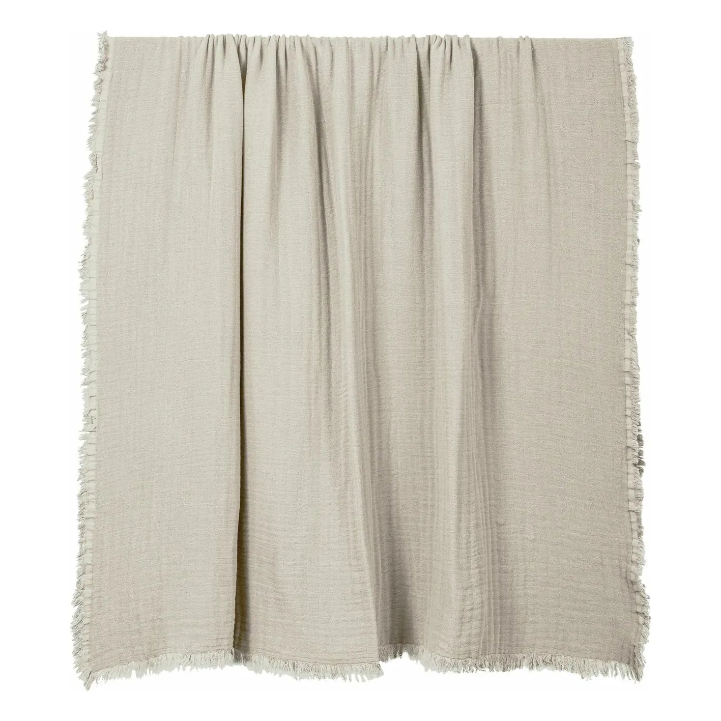 Haomy Natural Vanly Cotton Voile Bedspread