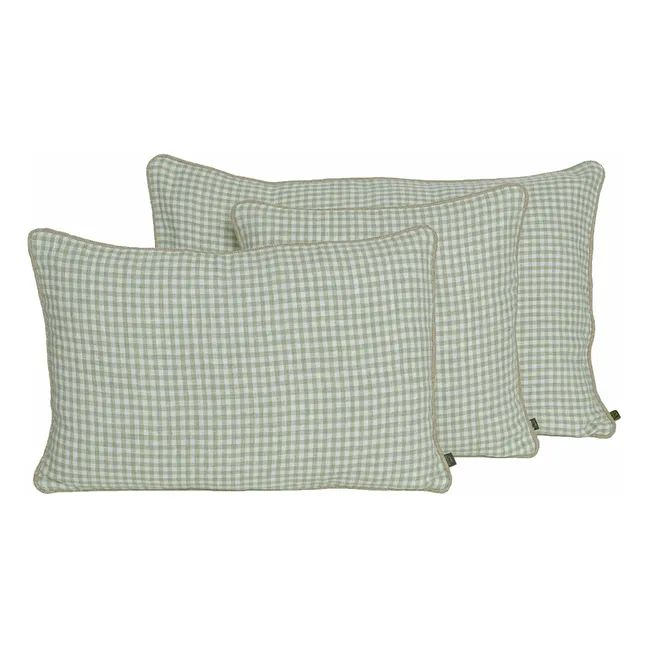 Funda de cojín Piana II | Verde Almendra