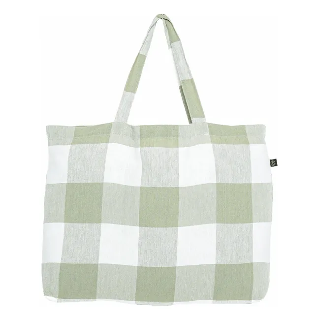 Palma II Shopping Bag | Almond green