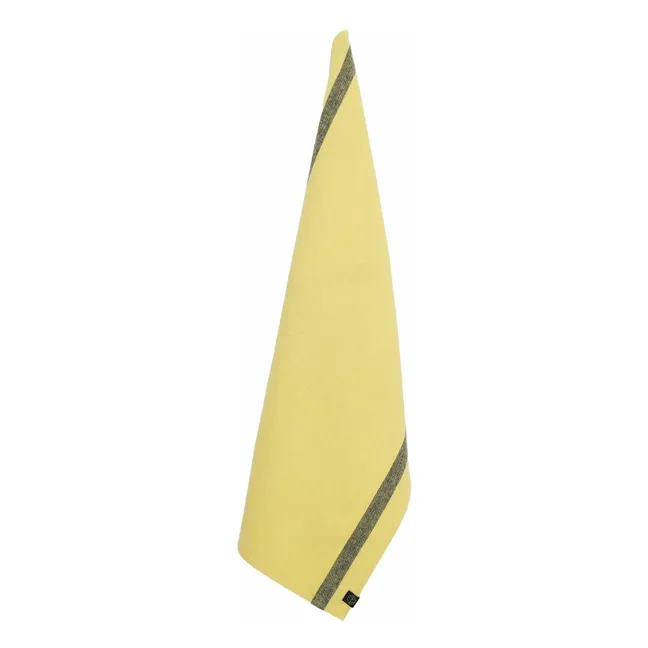 Côme tea towel | Straw Yellow