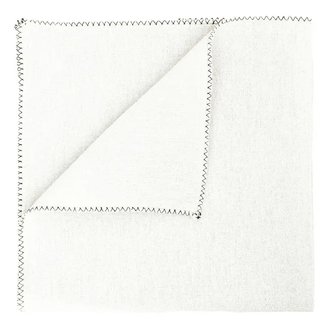 Mesh napkin Zilia | White
