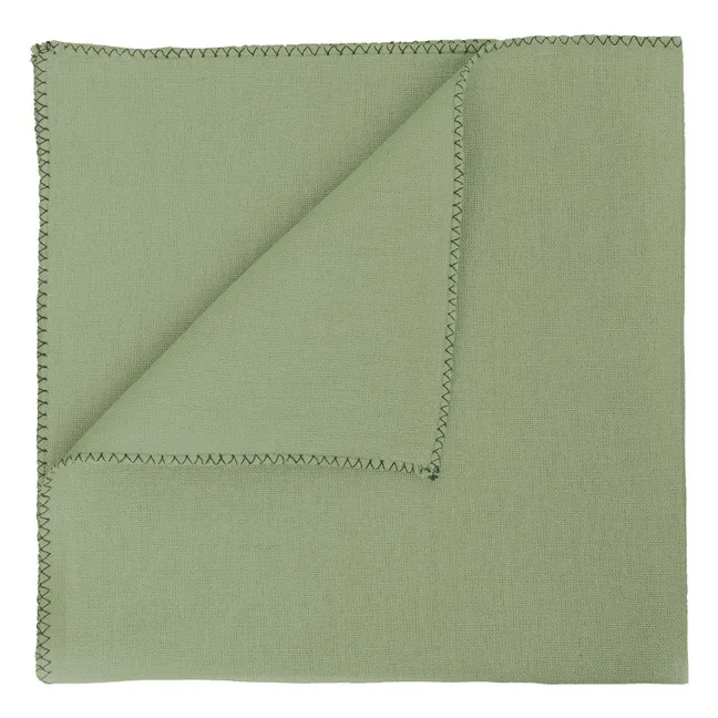Mesh napkin Zilia | Almond green