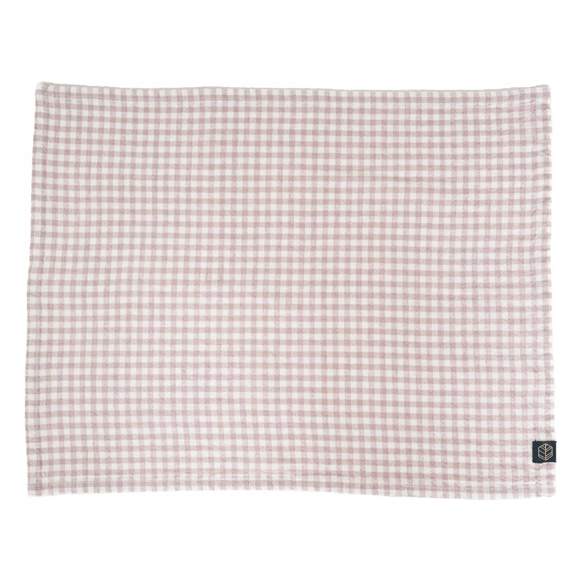 Haomy Powder Pink Piana Ii Gingham Napkin