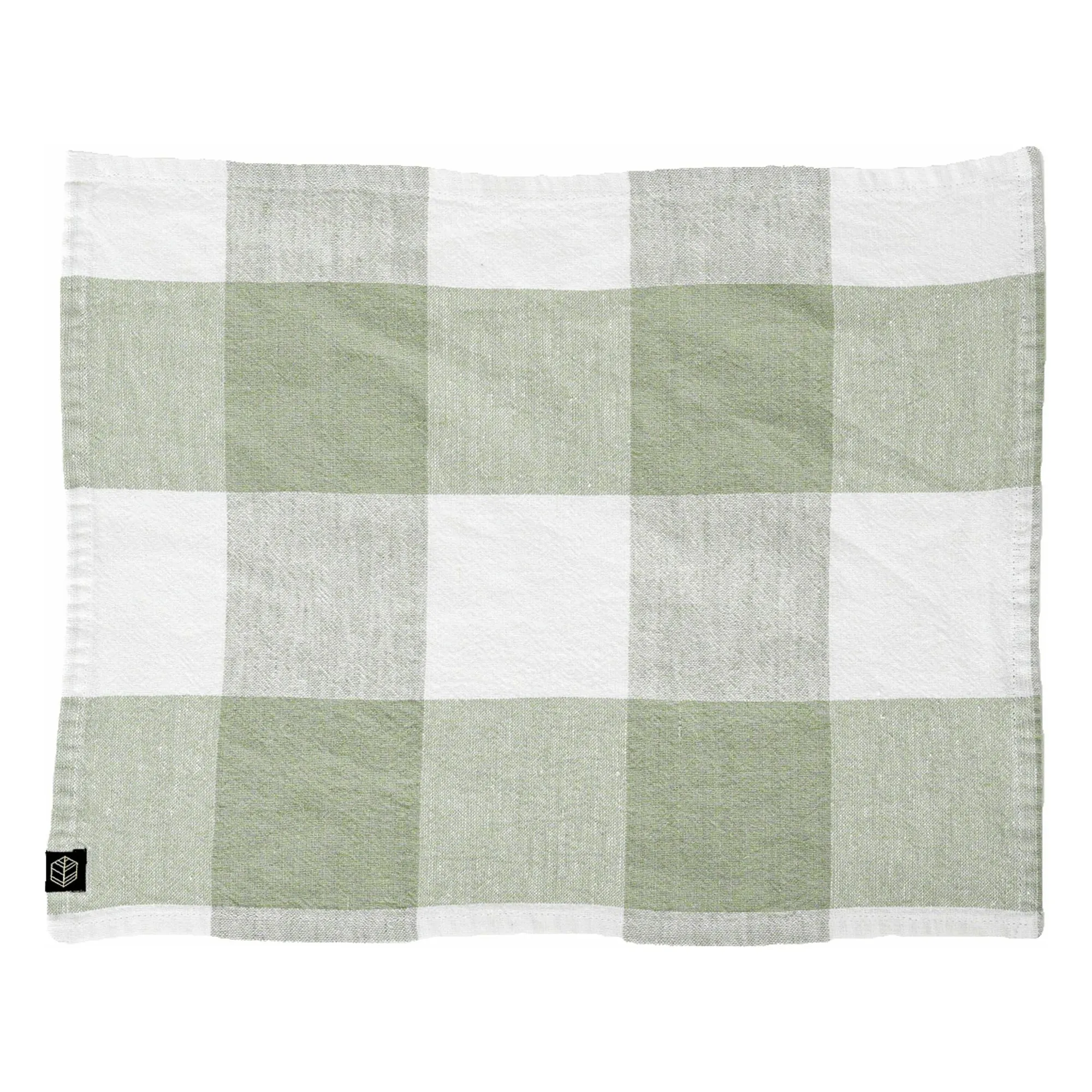 Haomy Almond Green Palma Ii Mestizo Napkin