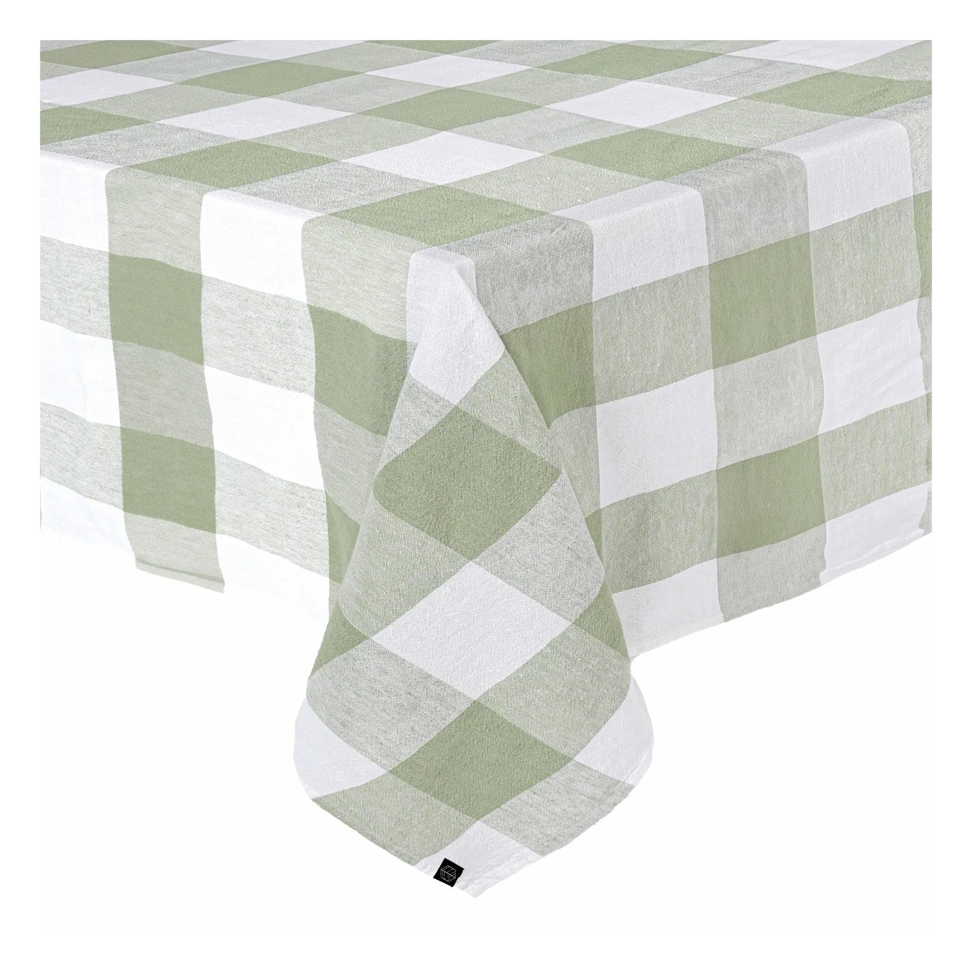 Haomy Almond Green Palma Ii Mestizo Tablecloth