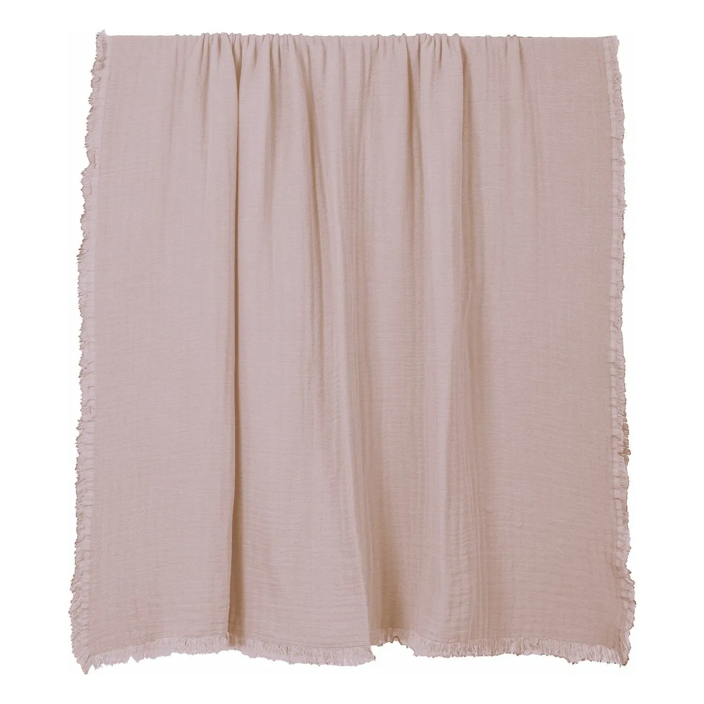 Haomy Powder Pink Vanly Cotton Voile Blanket