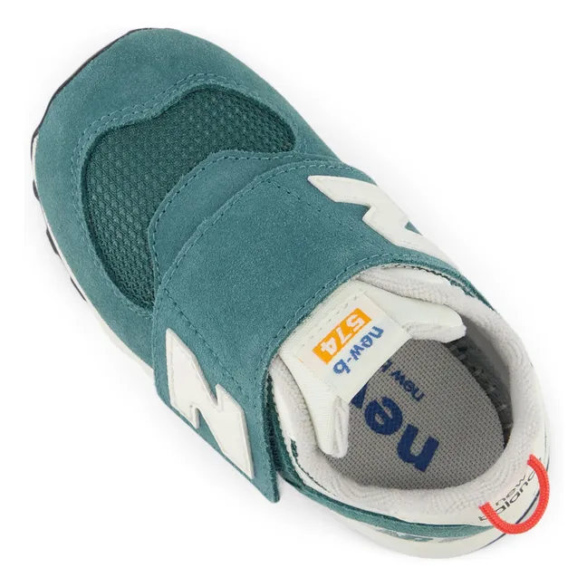 Rasca Zapatillas Apertura total 574 | Verde Oscuro