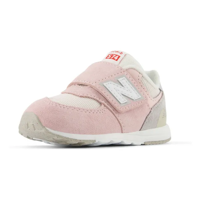 Baskets Scratchs Ouverture Totale 574 | Rose