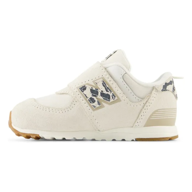 Baskets Scratchs Ouverture Totale 574 | Ecru